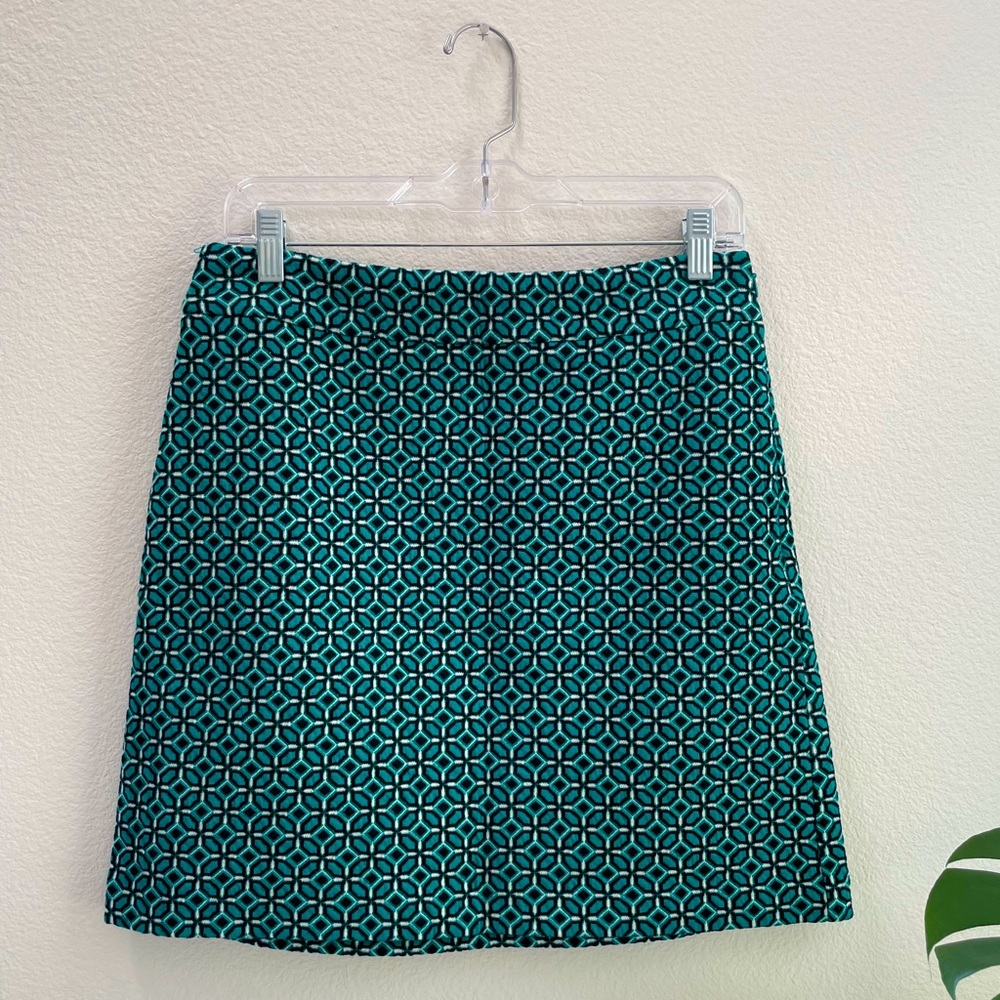 Mod Turqoiuse/Black skirt